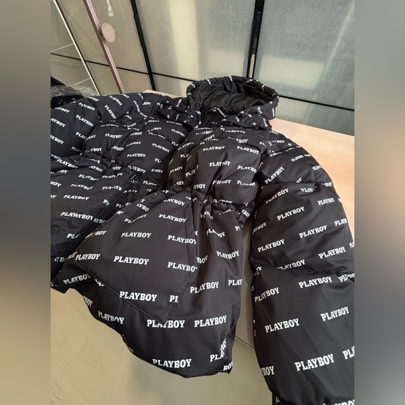 MISSGUIDED CLINCHED WAIST PEPLUM PUFFER JACKET SIZE 10 NEW - Picture 1 of 9